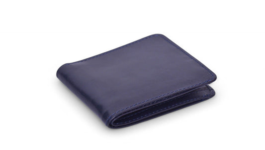 Ocean Blue Luxe Leather Wallet — Sleek & Secure (Open on Delivery)