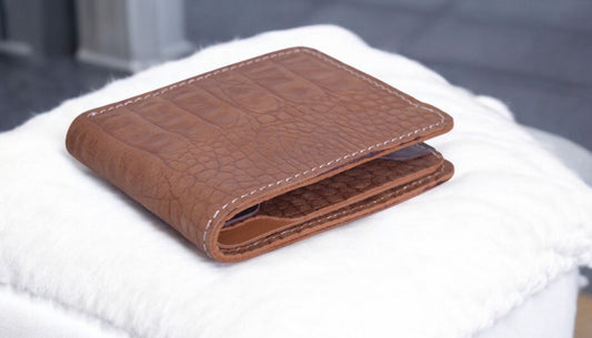 Pure Leather Wallet Tan & Black